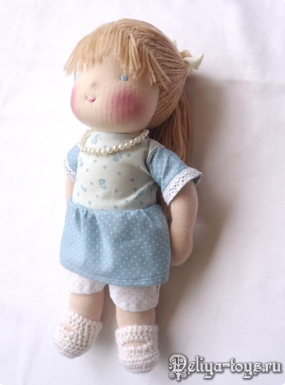 Ева, вальдорфская кукла, полезный подарок девочке, натуральные материалы