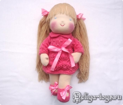 Вальдорфская кукла. Ручная работа. Развивающая игрушка. Подарок девочке на 8 марта. Handmade waldorf doll.
