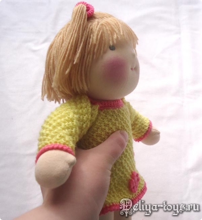 ьдорфская кукла. Подарок девочке. Натуральные материалы в игрушке. Handmade waldorf doll.