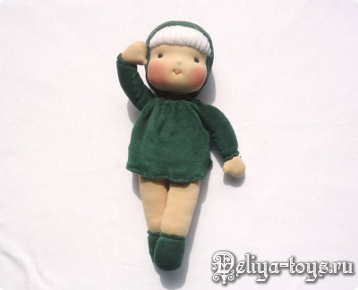 Любимая кукла. Игрушка для маленького ребенка из натуральных материалов. Вальдорфская кукла.