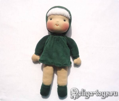 Любимая кукла. Игрушка для маленького ребенка из натуральных материалов. Вальдорфская кукла.