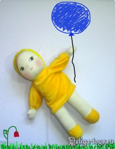 Ручная работа. Авторская текстильная игровая кукла. Handmade. Кукла для игр. Любимая кукла.