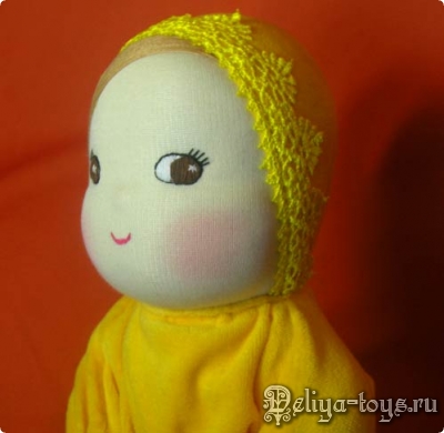 авторская текстильная игровая кукла
