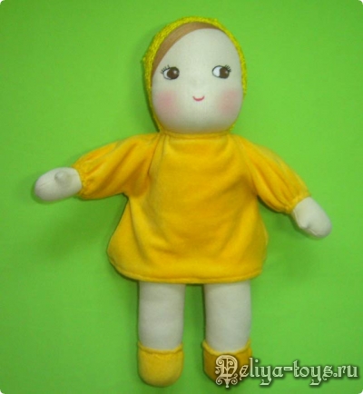 авторская текстильная игровая кукла